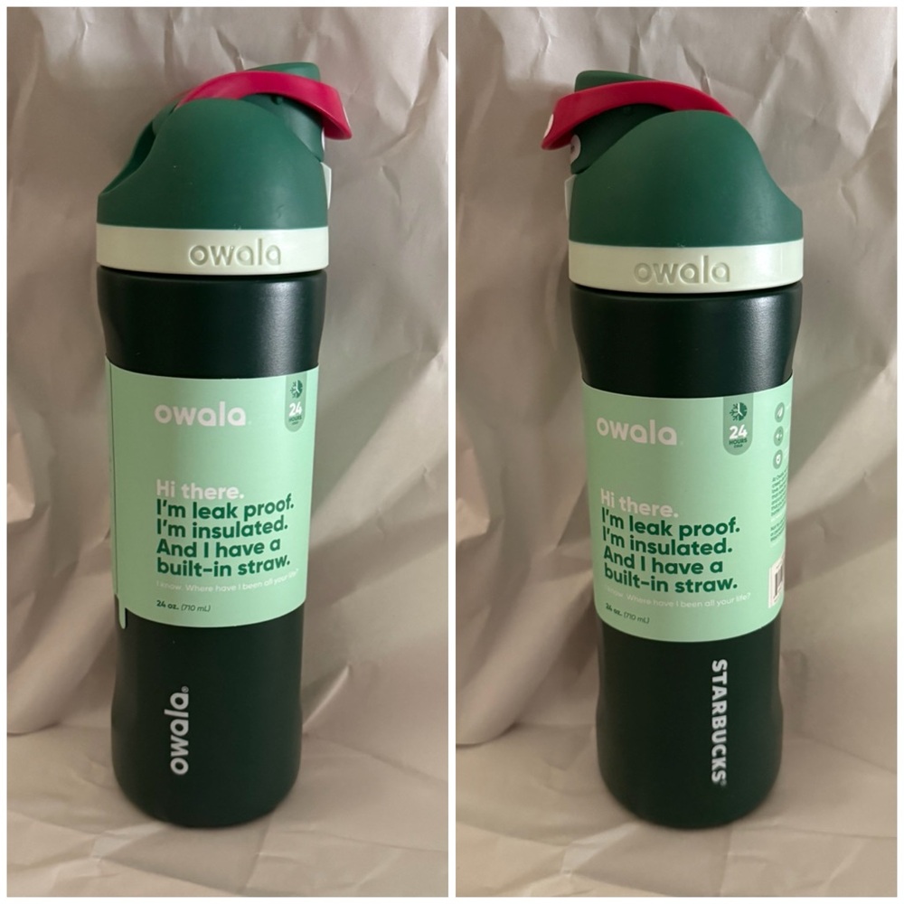 Owala Starbucks Holiday Water Bottle